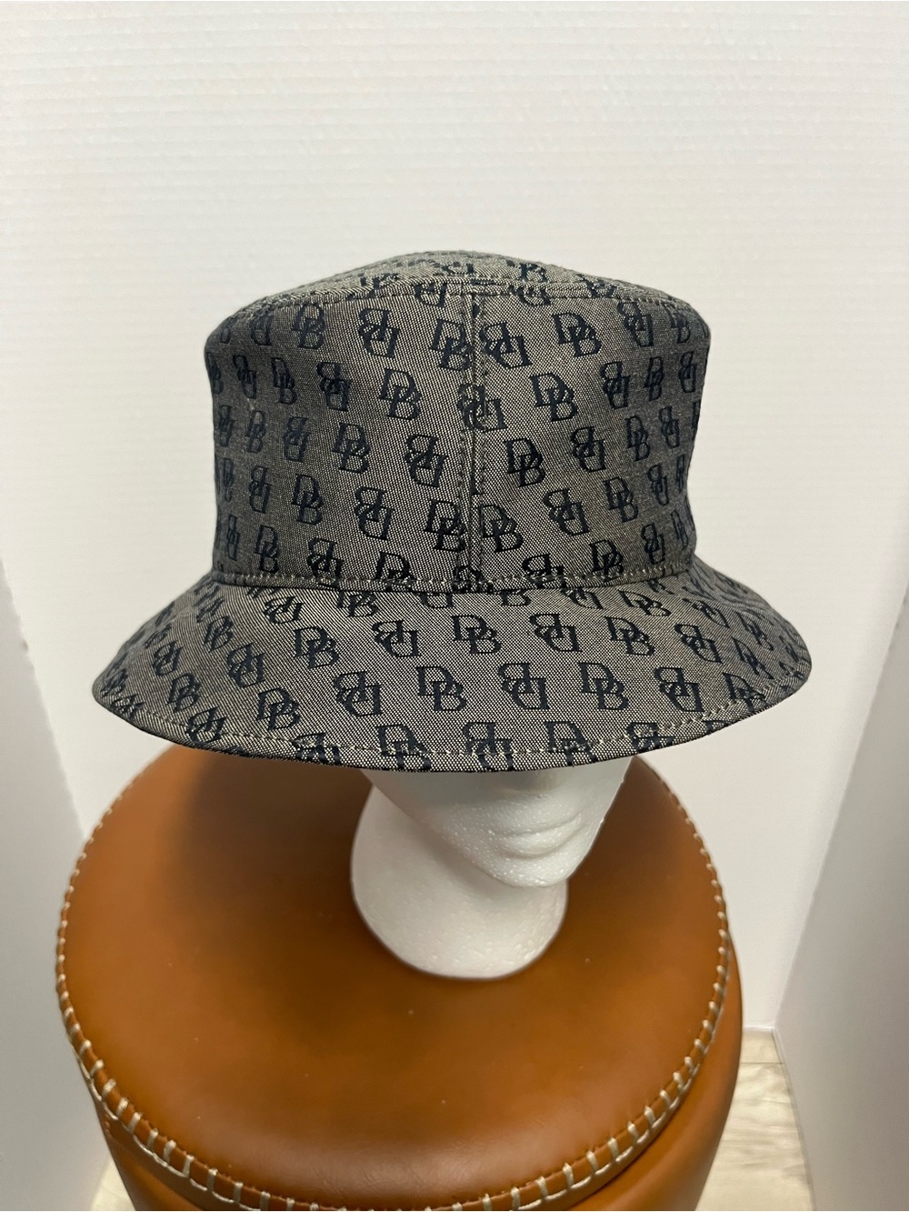 Dooney & Bourke Gray Monogram Bucket Hat